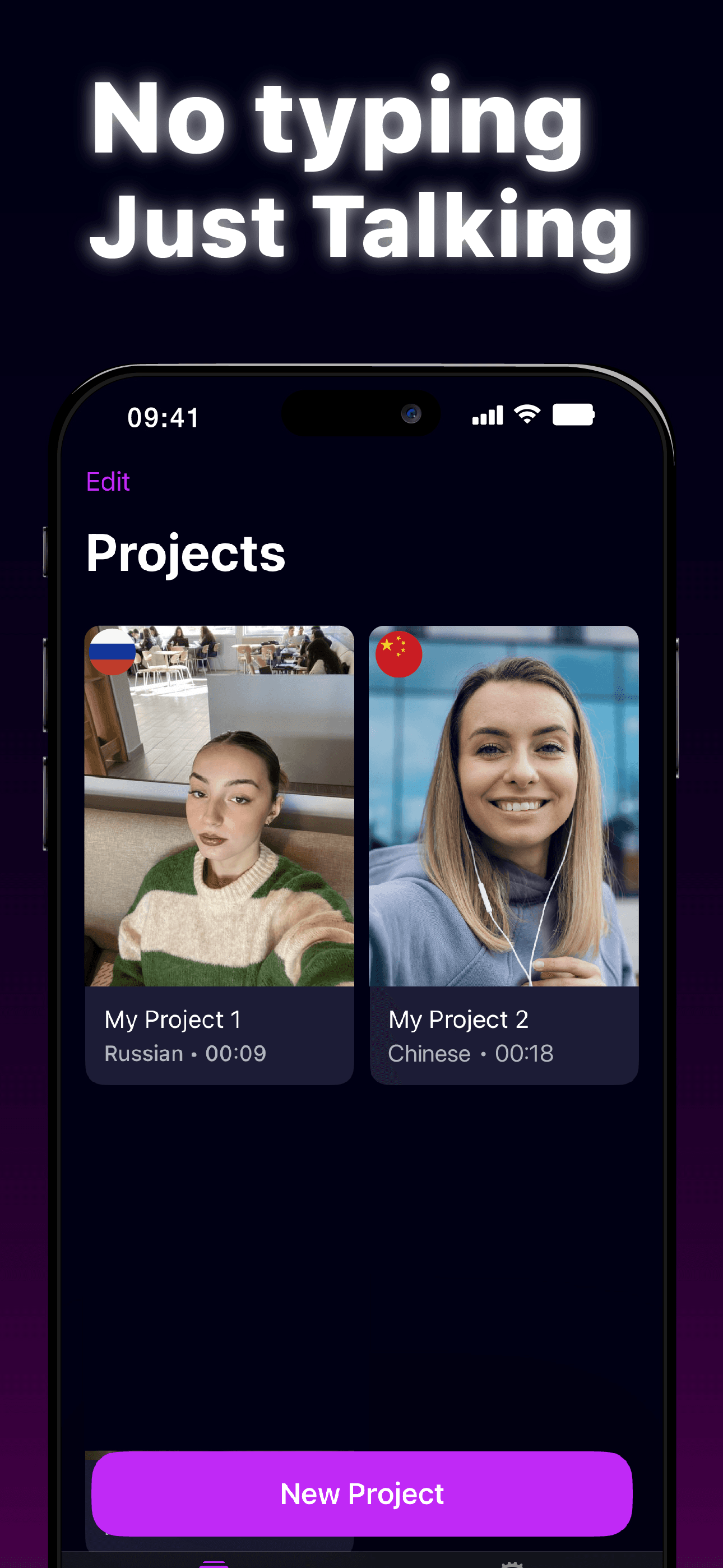 One-Tap Video Dubbing